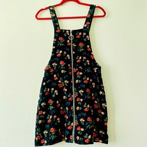 Floral Zip Jumper Dress